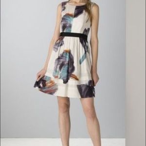 Anthropologie leifsdottir watercolor dress sz 4
